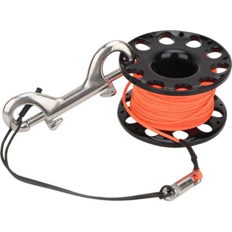 Elephant wire puller in plastic spool 30m (orange wire) (black wheel) MUMU (1/4)