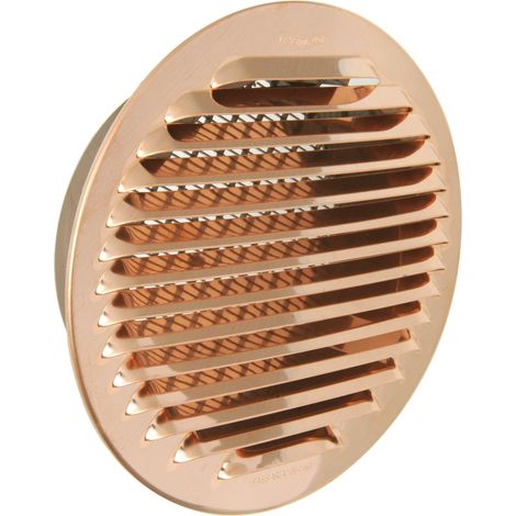 La Ventilazione GTRP150R Griglia Tonda da Incasso, Rame, ø 175 mm (1/4)