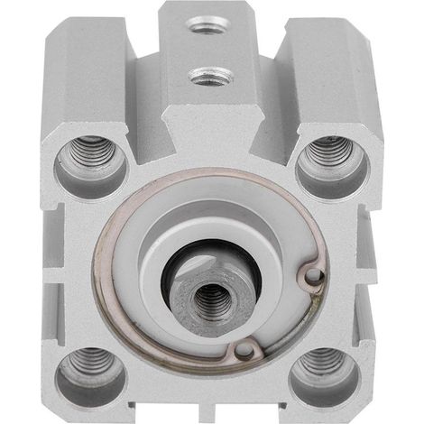 Cylindre pneumatique double effet en aluminium SDA25-10, alésage 25 mm, course 10 mm (1/5)