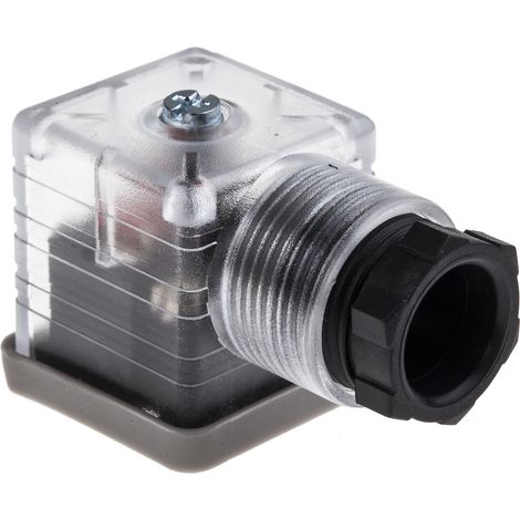 Connecteur pour électrovanne, Femelle, 3P+E, Montage sur câble 10A, 12 V c.c., PG11 ( Prix pour Paquet de 5 ) (1/2)