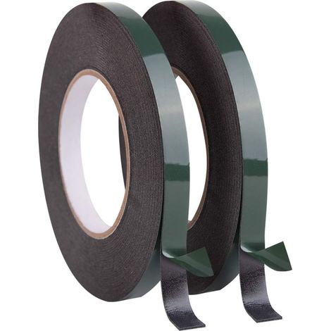 Rollen 12 mm doppelseitiges Klebeband, extra starkes, wasserfestes doppelseitiges Montageband für LED-Zierleisten im Automobilbereich (je 10 m) (1/5)