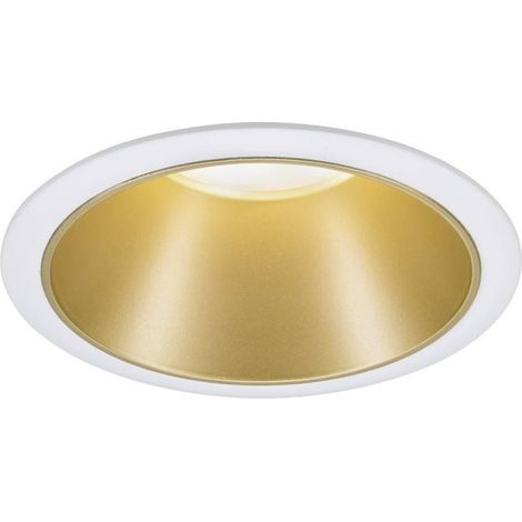 Paulmann 93396 Faretto incassato bianco opaco con accenti dorati