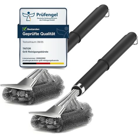 Grillbürste 2er Pack Edelstahlborsten PP [2 pack]Grillb&xFCrsten (1/5)