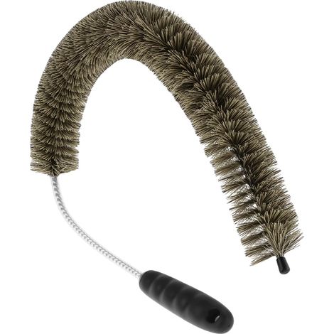 Brosse de Nettoyage Flexible 81cm pour Radiateur avec Poils de Sanglier Naturels et Tête en Silicone (1/5)