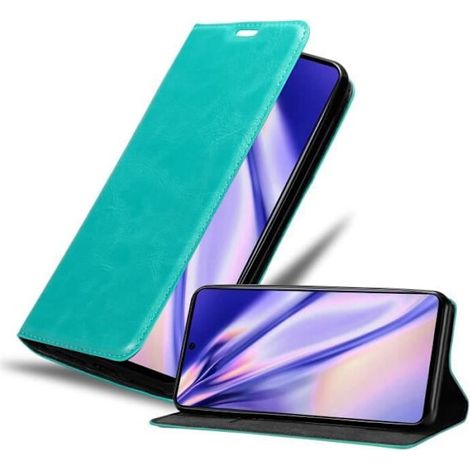Funda para teléfono CADORABO - Para Samsung Galaxy A72 4G/5G - Azul petróleo - Cierre magnético - Función ajustable (1/2)