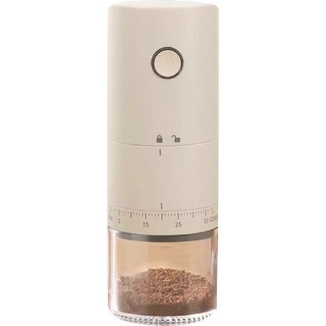 Moulin à café électrique portable pour expresso, cafetière à piston et café filtre. Accessoires pour café filtre. 4 pièces. (1/5)