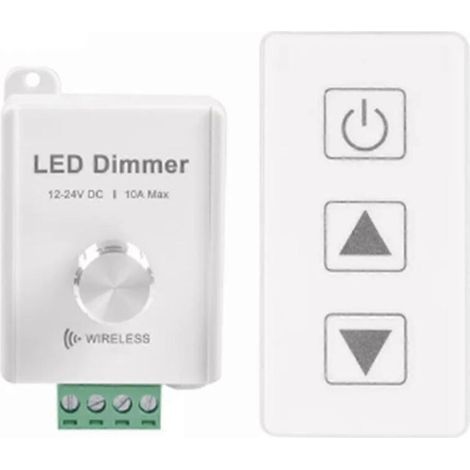 Kabelloser DC12V-24V 10A Dimmer mit Touch-Fernbedienung für eine einzelne Farbe (r1)