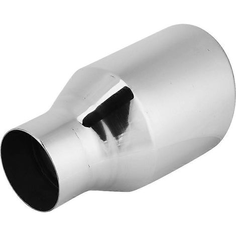 Universelles 63-102 mm einlagiges, gecrimptes, abgeschrägtes Auspuffendrohr aus Stahl für Fahrzeugmodifikationen