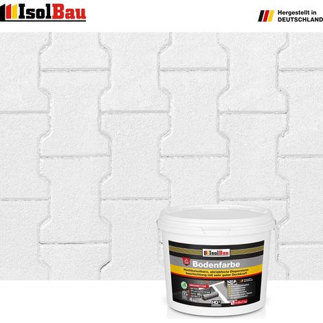 Bodenfarbe Betonfarbe Weiss 4 kg Bodenbeschichtung Fußbodenfarbe RAL Farbe (1/5)