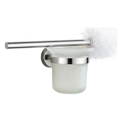 Ensemble d'entretien des toilettes, verre de tasse de toilette de salle de bain chromé