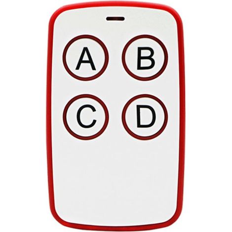 (Rouge) télécommande à copie filaire 433Mhz pour porte de garage électrique, portable longue distance (1/5)