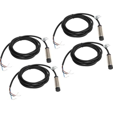 capteurs de proximité à contact NPN NC 3 fils, distance de détection de 4 mm, alimentation 6-36 V CC. (1/5)