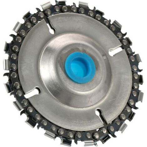 Disque abrasif de 4 pouces et chaîne 22 dents fine cut Chain set pour meuleuse d'angle 100 / 115 scie à huile à bois disque lame de scie set