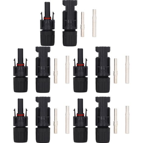 IP67 wasserdichte Stecker/Buchsen-Solarstecker-Sets für 1000V 45A PV-Modulkabel