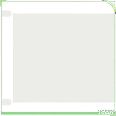 Auvent vertical - FAFEICY - 148166 - Blanc - 140 x 420 cm - Tissu Oxford résistant eau & UV (1/5)