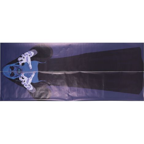 Sticker mural 3D créatif pour porte d'Halloween, décoration murale personnalisée pour porte en bois WSMT001 (1/5)