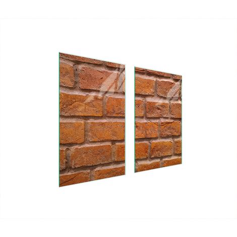 PIASTRA PROTETTIVA IN VETRO PER STUFA 75x52 MATTONE (1/5)