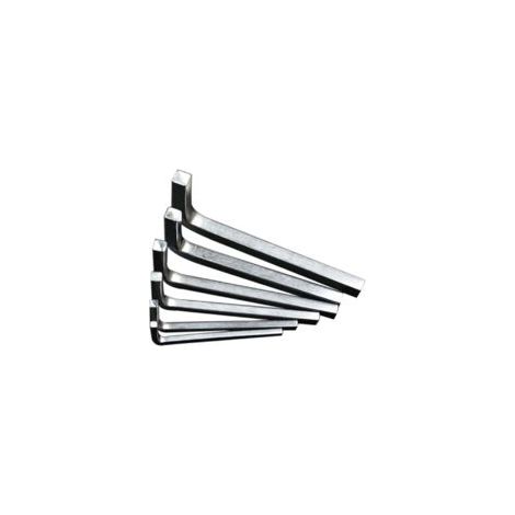 Clés à molette carrées 6 pièces, clé universelle en L en chrome vanadium, clé à tête carrée de 3 à 8 mm