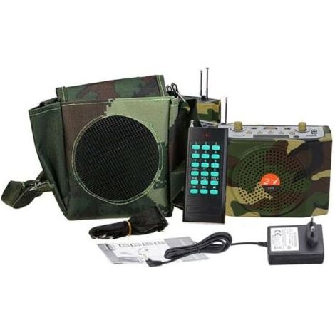 Appeau de chasse électrique avec télécommande 28W - Kit haut-parleur MP3 - Appels électroniques - Appeau pour oiseaux