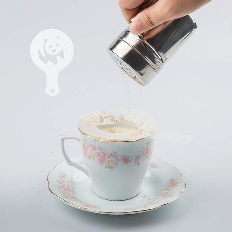 saupoudreuses En Acier Inoxydable Avec Poigne Et , Pour Sel, Poivre, Caf, Cacao, Cannelle, Poudre Avec Trou Pour La Cuisine (1/4)