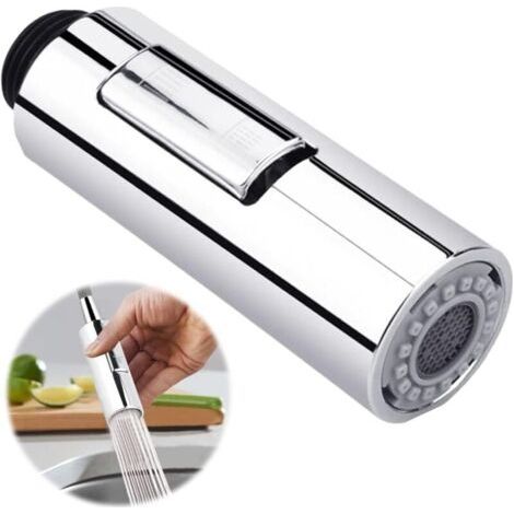 Robinet Cuisine Douchette, Adaptateur Robinet Cuisine, 2 Modes de Robinet Pulvérisateur Extractible, Économiseur d'Eau, Installat (1/4)