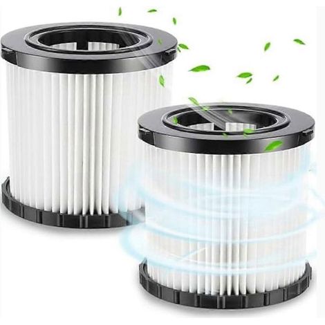 Lot de 2 filtres pour aspirateur eau et poussière DCV5801H/DCV581H compatible DeWalt, filtre de rechange HEPA DCV580H (1/5)