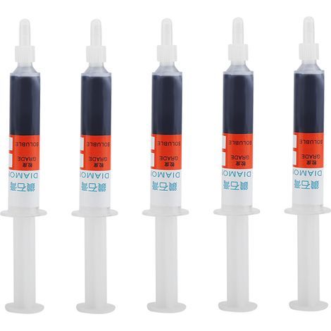 5-teiliges Set Diamantschleif- und Polierpaste, Schleifnadelrohr W40 320 (1/5)