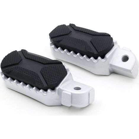 Reposapiés/pedales/plataformas traseras para motocicletas R1300GS y R1300 ADV de 2023 y 2024 (color plata). (1/3)