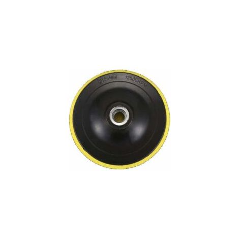 Polierpad mit M14-Gewinde für Poliermaschine – Gewindedurchmesser: 125 mm – Crezuo (1/4)