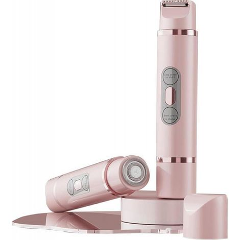 Épilateur - Rasoir Bikini 2 en 1 - Étanche IPX7 - Rechargeable USB - Pour Corps Visage Bikini - 90 Min Autonomie (1/5)