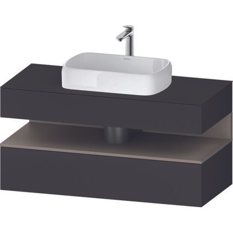 Duravit Collection One Konsolenwaschtischunterbau, 1 Auszug, 1 (1/2)