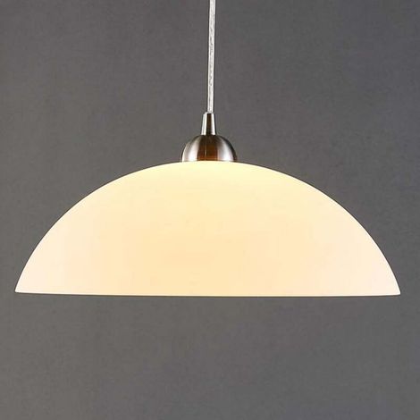 [GEBRAUCHT] B-Ware Lindby Hängeleuchte Valeria LED Pendelleuchte Lampe dimmbar weiß Ø40cm 18cm (1/2)