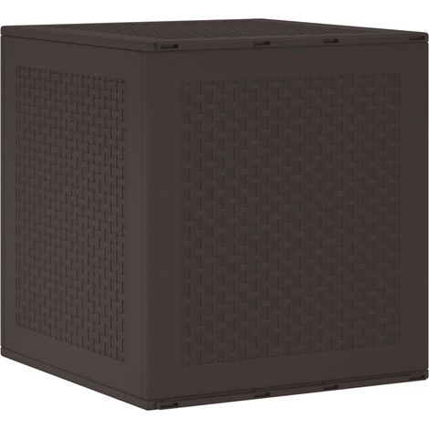 Boîte de Rangement de Jardin Marron 55 x 53 x 57 cm CFW549970 (1/5)