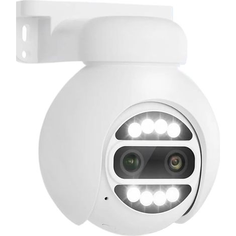 8MP 4K 8X Zoom numérique Double Objectif POE PTZ caméra Audio bidirectionnel IP66 étanche sécurité vidéo Surveillance CCTV caméras IP(8MP POE IP Camera) (1/5)