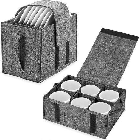 Sac de rangement en feutre avec poignée, pour vêtements, voyages et rangement à la maison, adapté aux espaces intérieurs et au quotidien.-AquaForge (1/5)