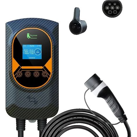 Chargeur EV, Équilibrage de Charge Dynamique, Wallbox avec Fonction APP, 7.6KW 32A 1 Phase (1/2)