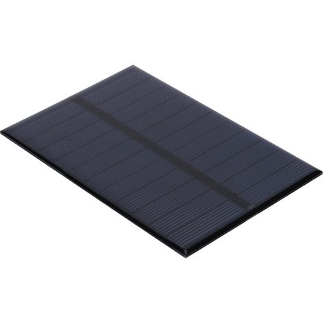 Panneau solaire polycristallin mini 1.8W 5.5V 327mA module photovoltaïque 12.3x8.3cm pour bricolage luminaire jouet chargeur (1/5)