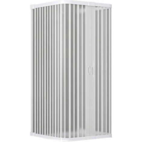 BOX DOCCIA 3 LATI A SOFFIETTO RID. MOD. CONO LINEA PLISSE' cm 95x95x95