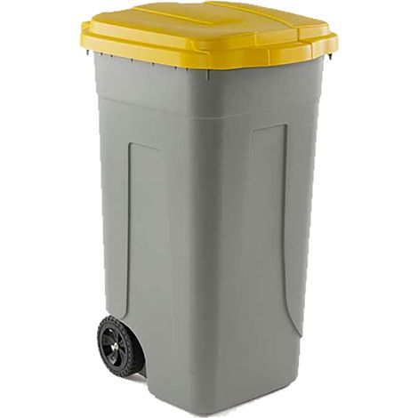 Bidone Immondizia Carrellato Mobil Plastic Ottanta Grigio Codice 6131384