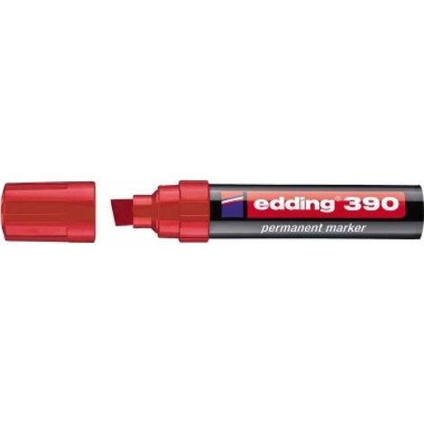 edding Permanentmarker 390 4-390002 4-12mm Keilspitze nachfüllbar rt