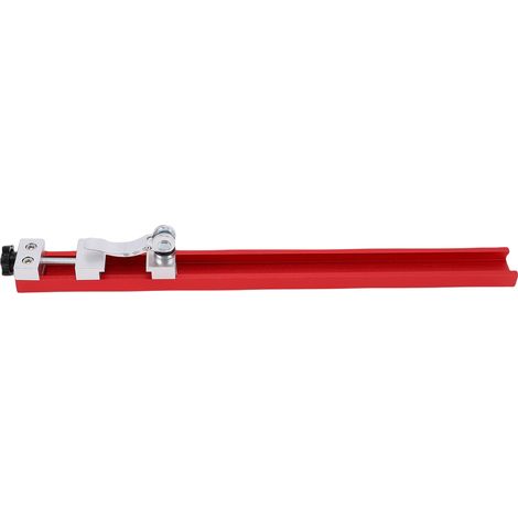Rail de guidage réglable pour scie circulaire 360 mm en alliage d'aluminium, positionnement pour base de machine de coupe, double verrouillage