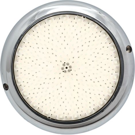 Foco LED blanco Cálido 15W para piscina Ø15cm en Acero