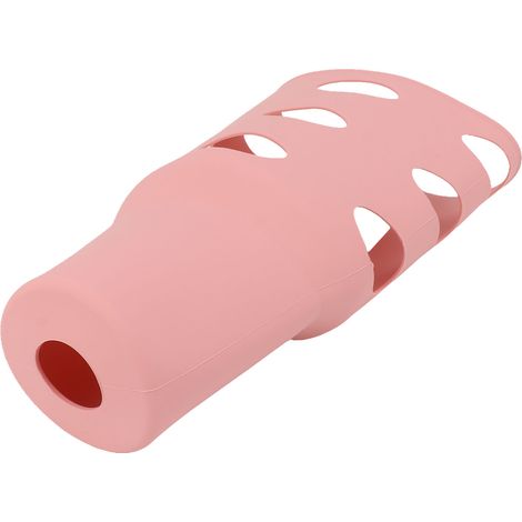 Silikon-Schutzhülle für 1,2-Liter-Thermosbecher, rutschfest, abriebfest, ideal für Zuhause und unterwegs, Pink (1/5)