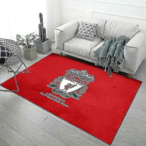 Tapis carré vintage Liverpool, doux, antidérapant et à haute absorption d'eau, idéal pour un bureau. (1/3)