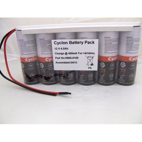 NX - Batterie cyclon 0860-0109 ST1 E 12V 4.5Ah Fils
