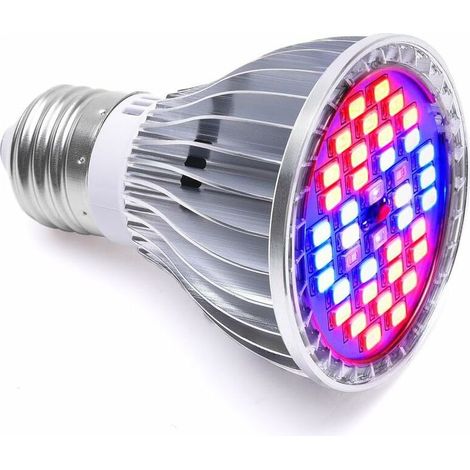 30W 40LED plant lamp, E27 socket, 7 wavelengths, AC 85-265V, for indoor plants, greenhouses and gardens, flowers and vegetables (1/5)