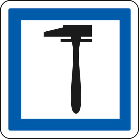 Panneau Indication CE28 – Poste de dépannage – Gamme ECOLIGN – Classe 1 – 350 mm (1/5)