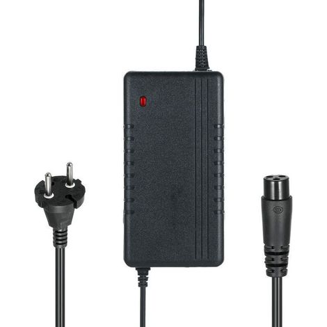 54,6 V 2 A Ladegerät für Elektroroller. Lithium-Ionen-Akkuladegerät. 3-poliger Inline-Stecker. Passend für Kugoo M4 Elektroroller. (1/5)