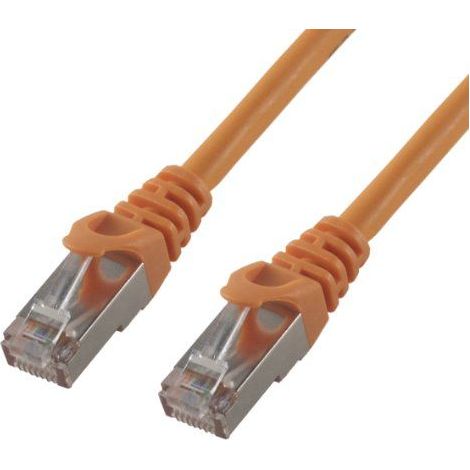 FCC6BM-1M/O MCL Cordon de brassage RJ45 CAT 6 MCL Cordon de brassage RJ45 CAT 6 F/UTP - 1m Orange (1/2)