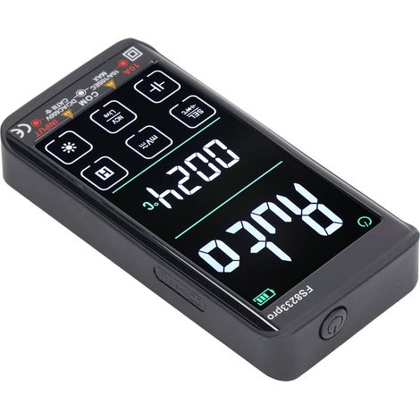 Multimètre Numérique Écran Tactile LED Testeur Tension Courant Continu Alternatif Résistance Capacitance Outil (1/5)